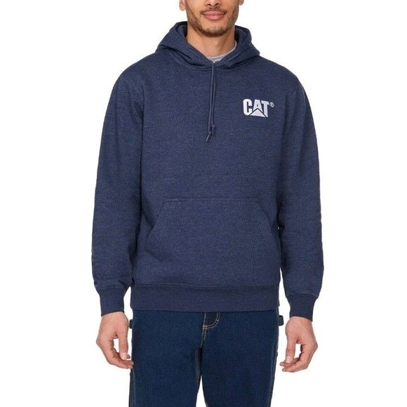 Other - Caterpillar Heavyweight Hooded Sweatshirt Men's, Medium, Blue / New Imperfection